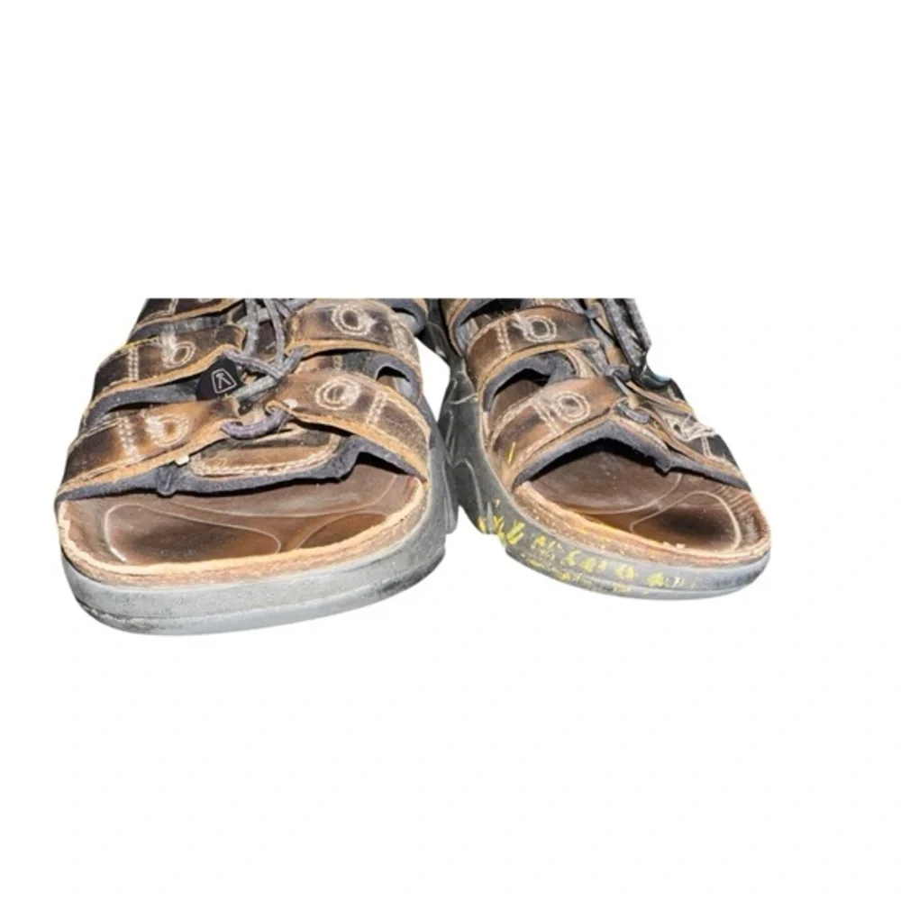 Keen Daytona Brown Leather Waterproof‎ Sport Sandals Shoes Men's Size: 12